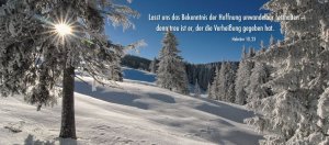 Winterlandschaft, Berner Oberland, Schweiz